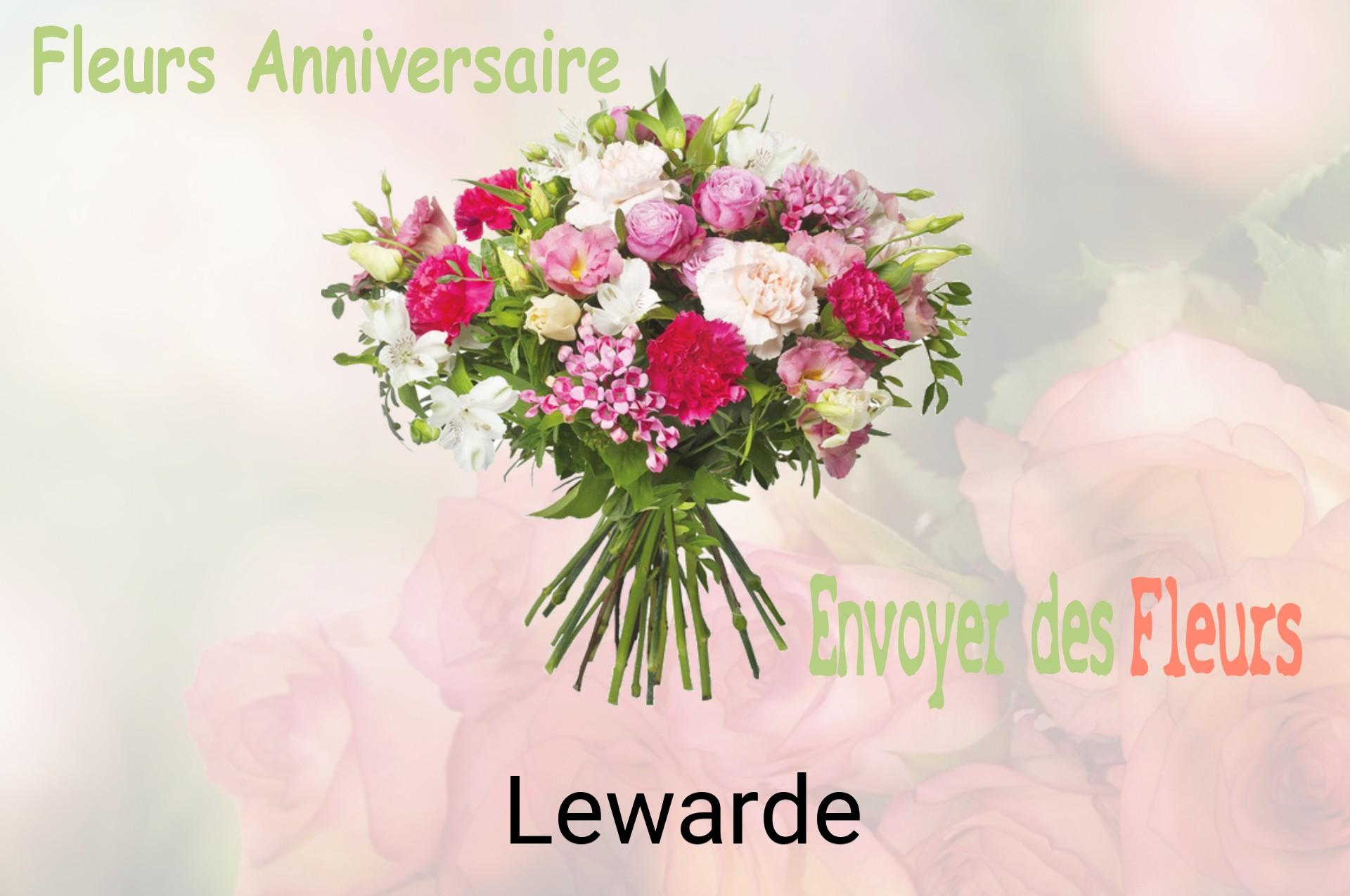Bouquet de fleurs d’anniversaire livré à Lewarde