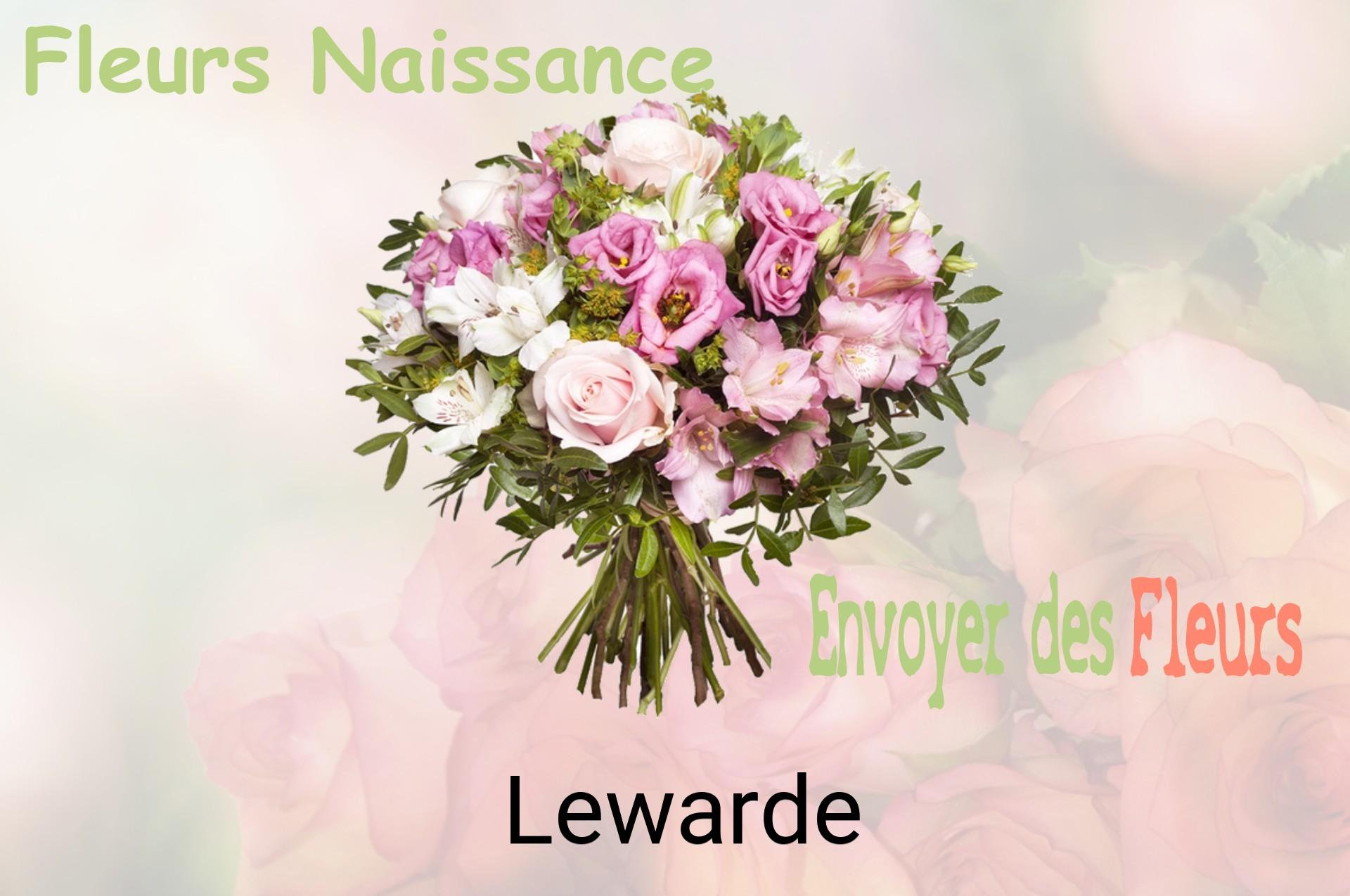 Bouquet de fleurs de naissance livré à Lewarde